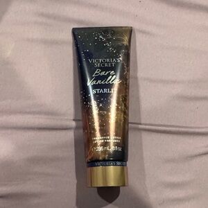 Victoria's Secret Bare Vanilla Starlit Lotion - Gold and Black